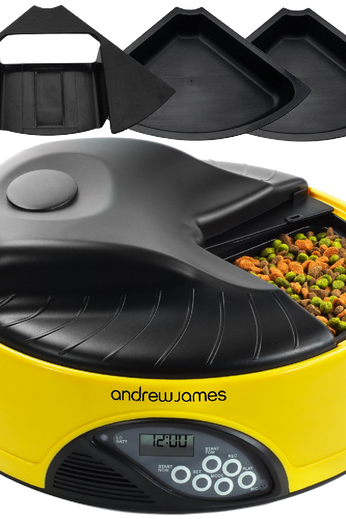 Andrew James 4 Day Meal Automatic Pet Feeder Bowl