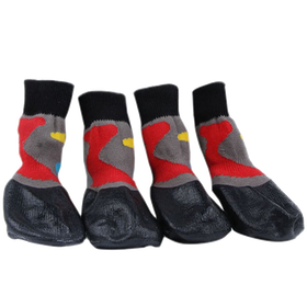 Black Water Proofing Dog Boots Pet Shoes Dogs Snow Booties
