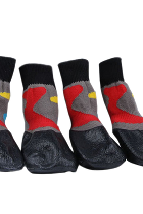 Black Water Proofing Dog Boots Pet Shoes Dogs Snow Booties