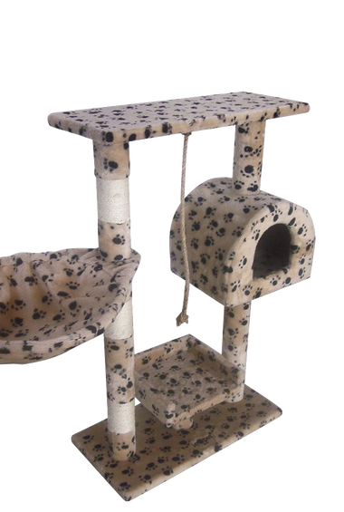 Leopet Kbm001 2grau Cat Tree Scratching Post Kitten Climbing Excercise