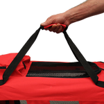 Mool Lightweight Fabric Pet Carrier Crate With Fleece Mat And Food Bag
